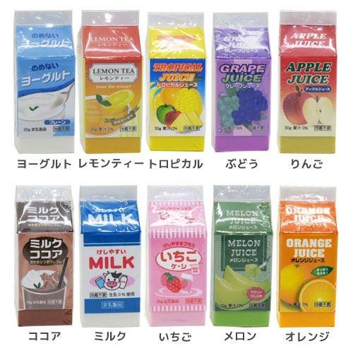 消しゴム パロディ ジュース消しゴム けしごむ 香りつき サカモト