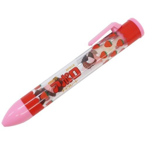 アポロチョコレート キャラクター ボールペン サクサク おやつ