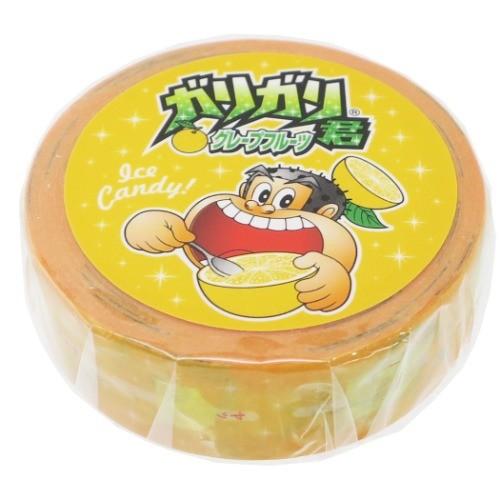 マスキングテープ 15mm マステ ガリガリ君 グレープフルーツ おやつマーケット グッズ キャラクター キャラクターのシネマコレクション 通販 Paypayモール