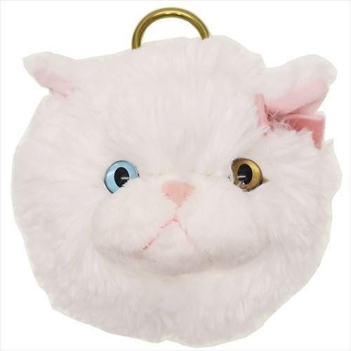 定期入れ もふもふ かお パスポーチ ネコ オッドアイ Wh サンレモン Icカードケース 通勤通学雑貨 キャラクターのシネマコレクション 通販 Paypayモール