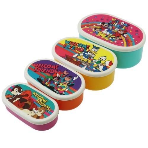 ミッキーマウス お弁当箱 4p ランチボックス ディズニー スモールプラネット 450ml 280ml 180ml 100ml キャラクターのシネマコレクション 通販 Paypayモール