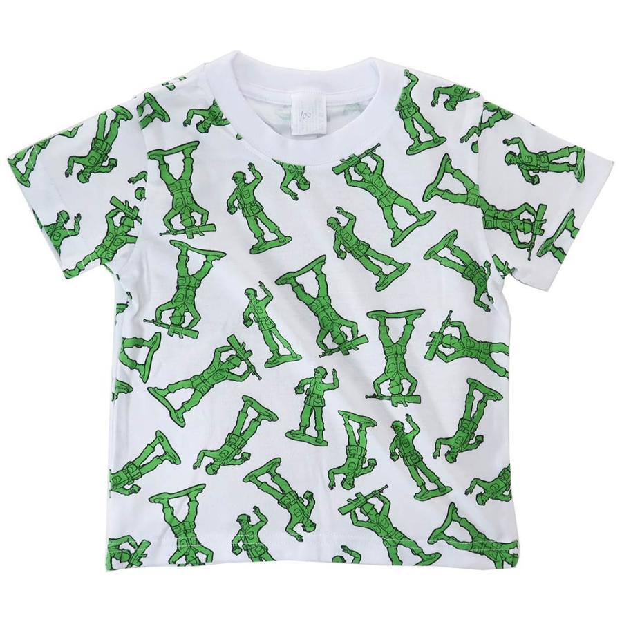 トイストーリー グッズ 子供用 キャラクター Tシャツ キッズt Shirts グリーンアーミーメン総柄 ディズニー 半袖 セール Sm Awds6546 47 キャラクターのシネマコレクション 通販 Yahoo ショッピング