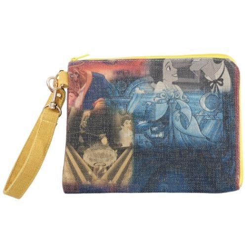 659円 注目の 麻風ポーチ 美女と野獣 クラッチバッグ ディズニープリンセス Rendez Vous ランデヴー ベル バッグインバッグ 小物入れ プレゼント キャラクター