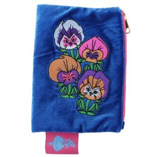 フラットポーチ ふしぎの国のアリス ベロアポーチ ディズニー お花たち 小物入れ 化粧ポーチ コスメポーチ キャラクターのシネマコレクション 通販 Paypayモール
