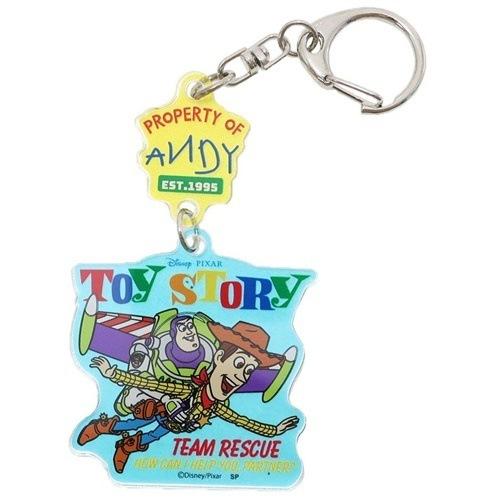トイストーリー 2連 アクリルキーホルダー ディズニー キーリング