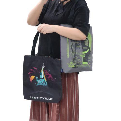 バズライトイヤー トート トートバッグ ロゴ ディズニー キャラクター