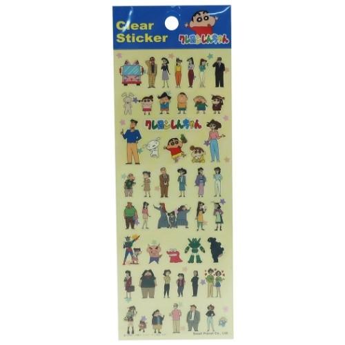 クレヨンしんちゃん シール シート クリア シール 集合 スモールプラネット 7 17 5cm キャラクターのシネマコレクション 通販 Paypayモール