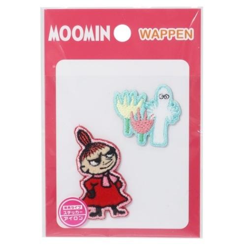 ムーミン グッズ ワッペン 2枚セット 北欧 キャラクター