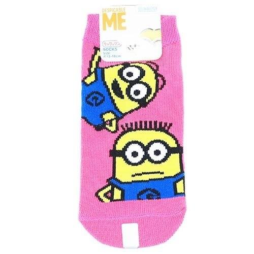 ミニオンズ グッズ キッズ ソックス キャラクター 子供用 靴下 コンビ01 ピンク スモールプラネット 13 かわいい キャラクターのシネマコレクション 通販 Paypayモール