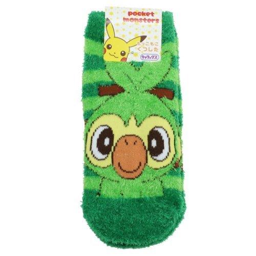 ポケモン 女性用 防寒 靴下 レディース もこもこ ショートソックス サルノリボーダー ポケットモンスター スモールプラネット キャラックス キャラクターのシネマコレクション 通販 Paypayモール