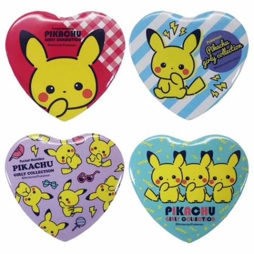 ポケットモンスター ハート型 キャラクター 缶バッジ4点セット ピカチュウ ポケモン ガーリーコレクション キャラクターのシネマコレクション 通販 Paypayモール