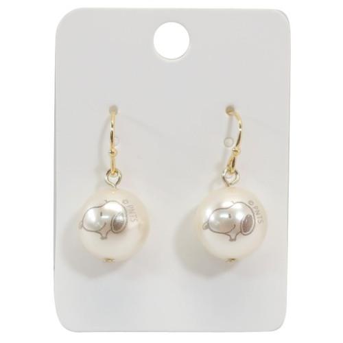 スヌーピー ピーナッツ キャラクター ピアス アクセサリー にっこりパール スモールプラネット キャラクターのシネマコレクション 通販 Paypayモール