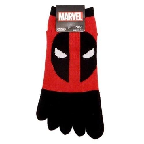 デッドプール レディース 5本指 ソックス フェイス マーベル 女性 用 靴下 キャラクター グッズ スモールプラネット キャラクターのシネマコレクション 通販 Paypayモール