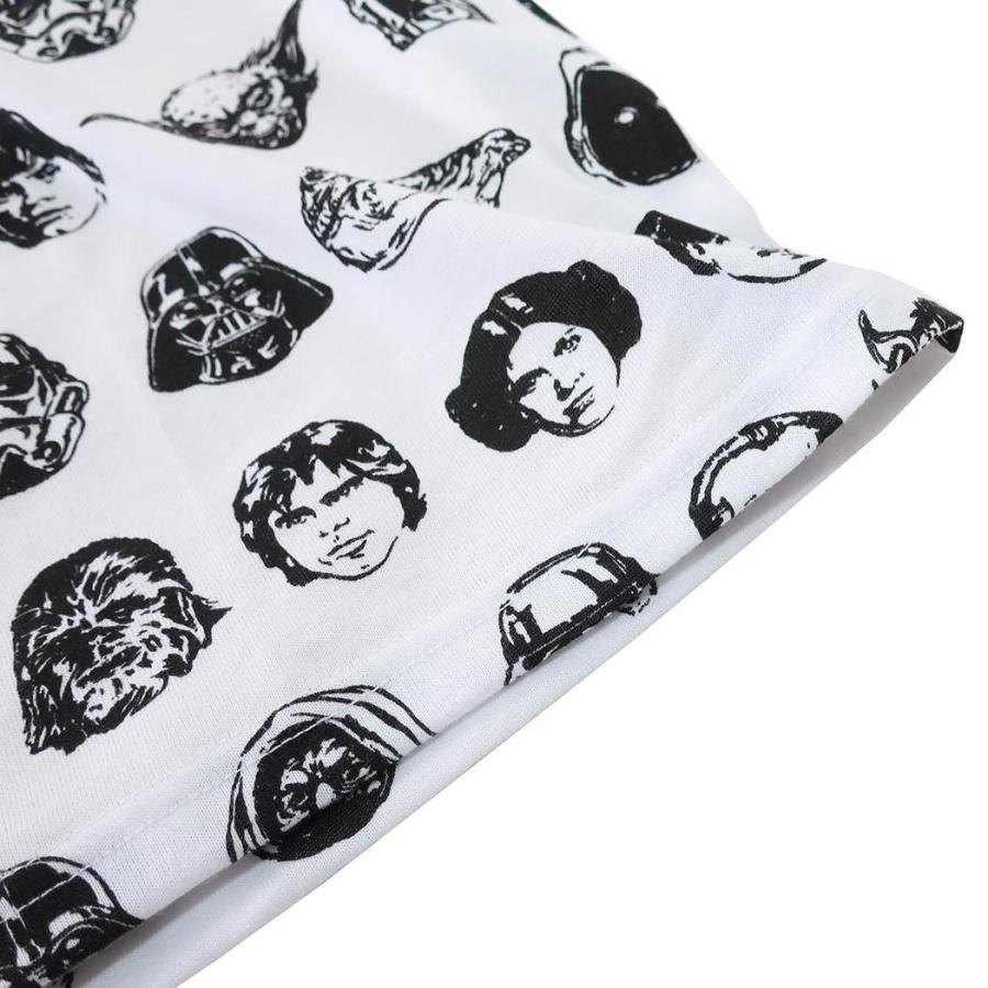 スターウォーズ キャラクター Tシャツ T Shirts フェイスパターン スモールプラネット Mサイズ Lサイズ キャラクターのシネマコレクション 通販 Paypayモール
