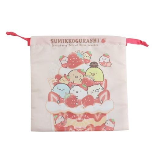 すみっコぐらし キャラクター 巾着袋 きんちゃくポーチ パフェ サンエックス キャラクターのシネマコレクション 通販 Paypayモール