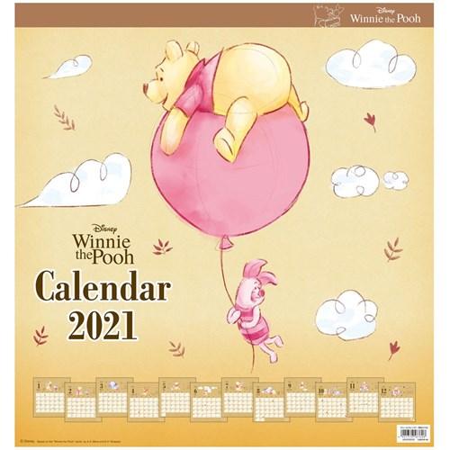 くまのプーさん カレンダー 21年 壁掛けカレンダー スクエア スケジュール ディズニー グッズ キャラクターのシネマコレクション 通販 Paypayモール