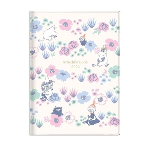 手帳 22 ムーミン A6 マンスリー 花 北欧 サンスター文具 キャラクター スケジュール帳 キャラクターのシネマコレクション 通販 Paypayモール