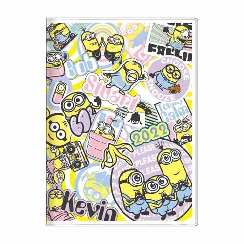 手帳 22 ミニオンズフィーバー A6 マンスリー ユニバーサル映画 ステッカー キャラクター スケジュール帳 キャラクターのシネマコレクション 通販 Paypayモール