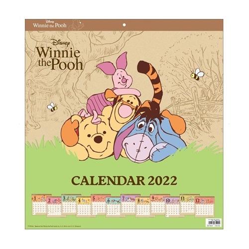 くまのプーさん カレンダー 22年 壁掛け スクエアスケジュール ディズニー サンスター文具 キャラクターのシネマコレクション 通販 Paypayモール