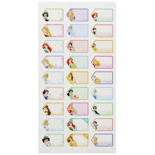 ディズニープリンセス ディズニー キャラクター タグに貼れる なまえシール ネームラベルシール 22年新入学 キャラクターのシネマコレクション 通販 Paypayモール