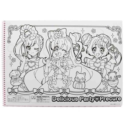 デリシャスパーティ プリキュア アニメキャラクター お絵描き帳 B4 スケッチブック A柄 セール キャラクターのシネマコレクション 通販 Paypayモール