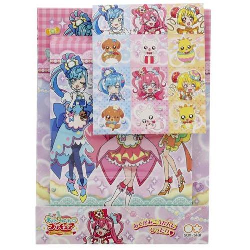 デリシャスパーティ プリキュア アニメキャラクター 手渡し手紙セット ミニ レターセット セール Ssb a キャラクターのシネマコレクション 通販 Yahoo ショッピング