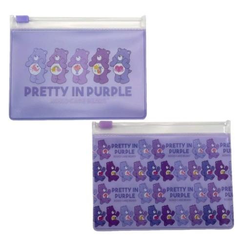 ビニールポーチ ケアベア スライダーケース 2枚セット Care Bears グッズ バイオレット キャラクター キャラクターのシネマコレクション 通販 Paypayモール