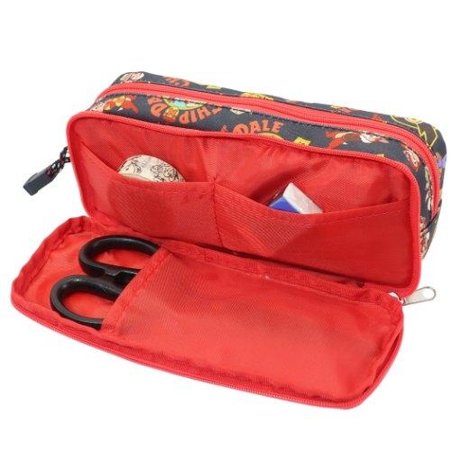 サンスター文具 ディズニー 筆箱 ツインファスナー BOX ペンケース