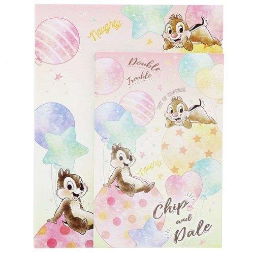 レターセット キャラクター 手紙セット チップ デール キャラパレ Dc03 キャラクターのシネマコレクション 通販 Paypayモール