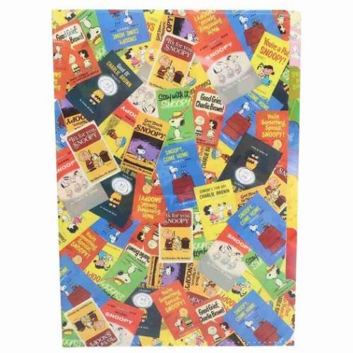 スヌーピー 5インデックス クリアファイル ポケットファイル 70周年記念 ちらし ピーナッツ サンスター文具 キャラクターのシネマコレクション 通販 Paypayモール