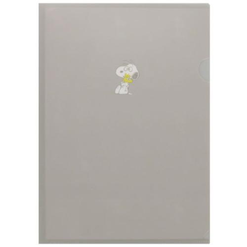 スヌーピー ピーナッツ キャラクター シングル クリアファイル Sale 77 Off サンスター文具129円 グレー ファイル