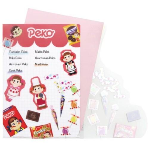 不二家（FUJIYA） 不二家のペコちゃん A4 クリアファイル 5ポケット