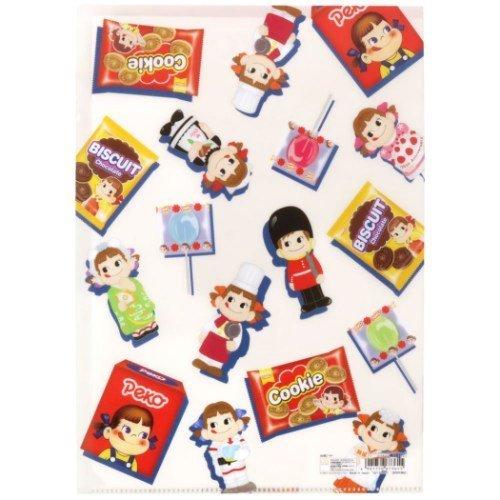 不二家（FUJIYA） 不二家のペコちゃん A4 クリアファイル 5ポケット