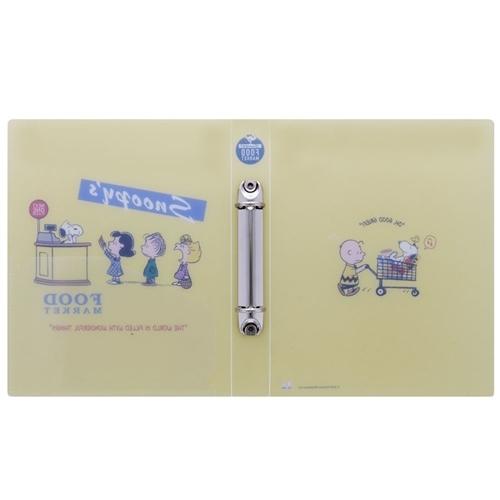 PEANUTS スヌーピー バインダー 2リングバインダー A5 Delicious Food 