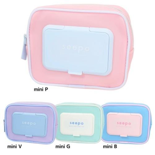 Seepo Mini シーポミニ シートケース付き 機能性 ポーチ サンスター文具 ウェットティッシュケース コスメポーチ キャラクターのシネマコレクション 通販 Paypayモール