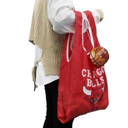 NBA スポーツ エコバッグ バスケバッグ シカゴ ブルズ