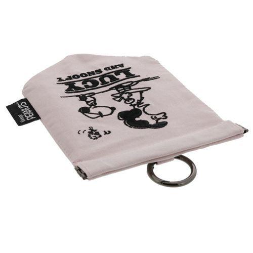 PEANUTS スヌーピー ペナント風 ダストポーチ 携帯 ゴミ袋 ポーチ