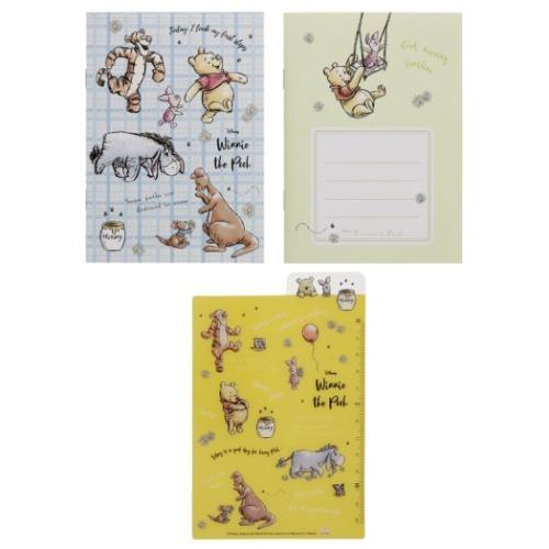 くまのプーさん グッズ A6 方眼ノート 下敷き セット ディズニー キャラクター A6 学習ノート 2冊 下敷き セット ブルー セール キャラクターのシネマコレクション 通販 Paypayモール