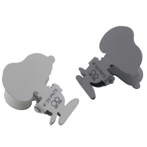 スヌーピー クリップ ダイカット スチールクリップ 2個セット グレー ピーナッツ グッズ キャラクターのシネマコレクション 通販 Paypayモール