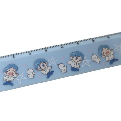 UUUM ウーム YouTuber グッズ スリム 15cm 定規 ものさし Pokio ＆ Pokimaru サンスター文具【セール】 プ バレンタイン｜cinemacollection｜02