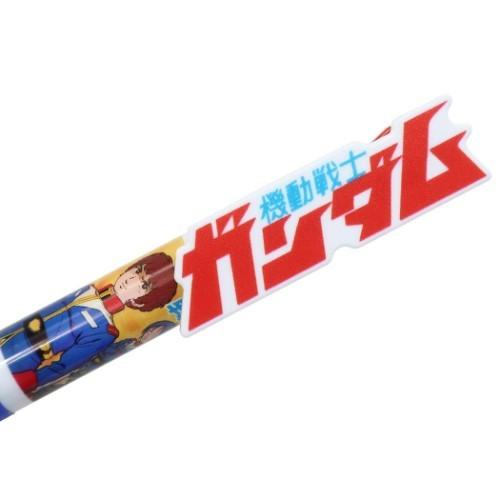 サンスター文具 機動戦士ガンダム 黒 赤 青 3色ボールペン マスコット