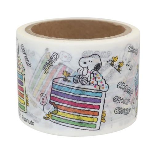 スヌーピー グッズ マスキングテープ キャラクター 30mm マステ レインボーケーキ ピーナッツ キャラクターのシネマコレクション 通販 Paypayモール