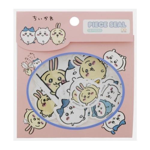 春夏新作 フレークシール ちいかわ ピース シールセット なかよし サンスター文具 コレクション