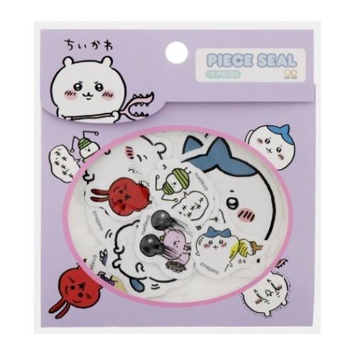 ちいかわ グッズ フレークシール キャラクター ピース シールセット こわいやつ キャラクターのシネマコレクション 通販 Paypayモール