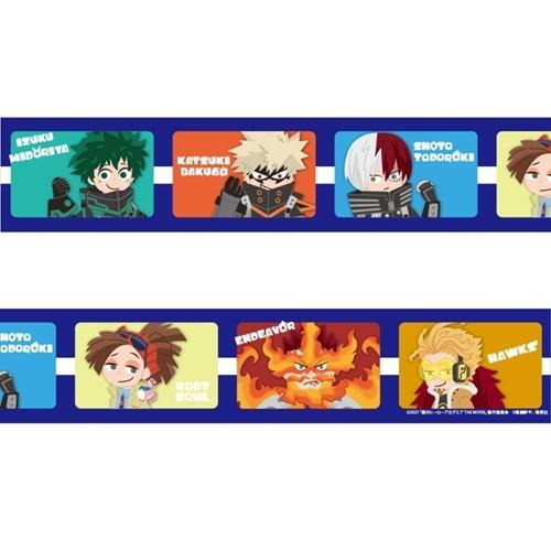 僕のヒーローアカデミア アニメーション展マスキングテープフィルムシール養生テープ 僕のヒーローアカデミア アニメキャラクター 40mm デザイン 養生テープ
