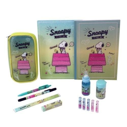SNOOPY（スヌーピー） 文房具セット プレゼント 10点文具セット 女の子向け 中学生 高校生 子供会 景品 男の子ギフト バレンタイン ...