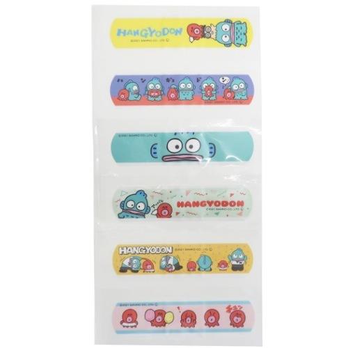 絆創膏 ハンギョドン キャラ ばんそうこう サンリオ 6デザイン各3枚|キャラクターのシネマコレクション|01