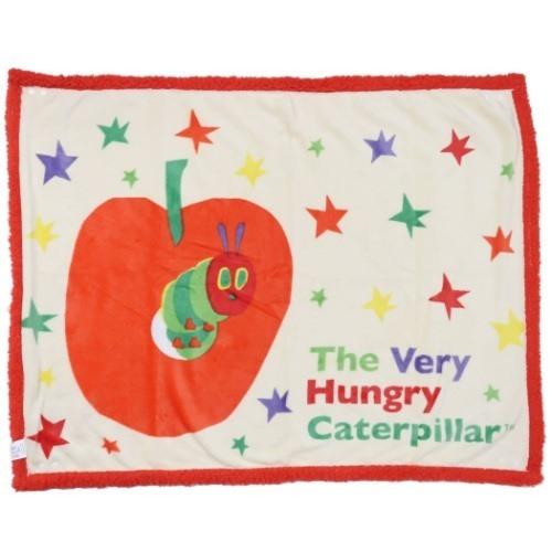 はらぺこあおむし 絵本キャラクター ボア付き 4way ブランケット ひざ掛け毛布 リンゴ レッド サンタン キャラクターのシネマコレクション 通販 Paypayモール