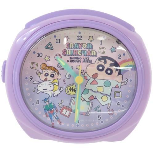 クレヨンしんちゃん 目覚まし時計 ベルアラームクロック パジャマ 山野