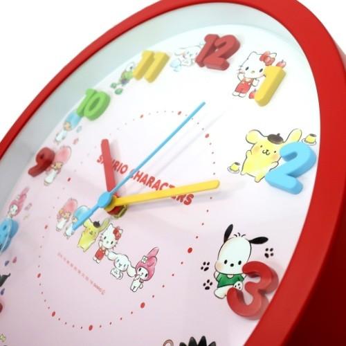 サンリオキャラクターズ 壁掛け時計 キャラクター グッズ アイコン ウォールクロック ss サンリオ キャラクターのシネマコレクション 通販 Paypayモール